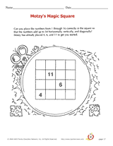 Moxy's Magic Square Puzzle