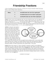 Friendship Fractions