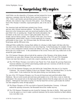 Olympic History: Surprises of the 1936 Olympic Games