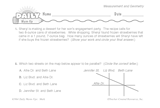Math Warm-Up 148 for Gr. 5 & 6: Measurement & Geometry