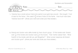 Math Warm-Up 30 for Gr. 5 & 6: Numbers and Numeration