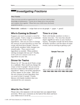 Investigating Fractions