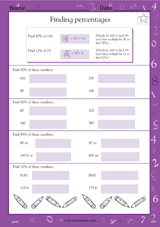 Finding Percentages