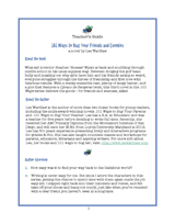101 Ways to Bug Your Friends and Enemies Discussion Guide